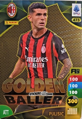 Figurina Christian Pulisic - Calciatori 2025-2026. Adrenalyn Xl n. 473 - Panini