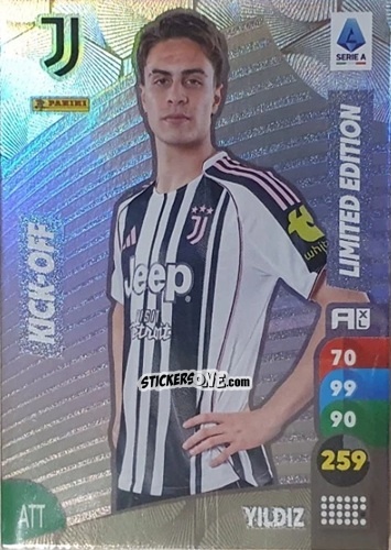 Sticker Kenan Yildiz - Calciatori 2025-2026. Adrenalyn Xl n. LE-KO2 - Panini