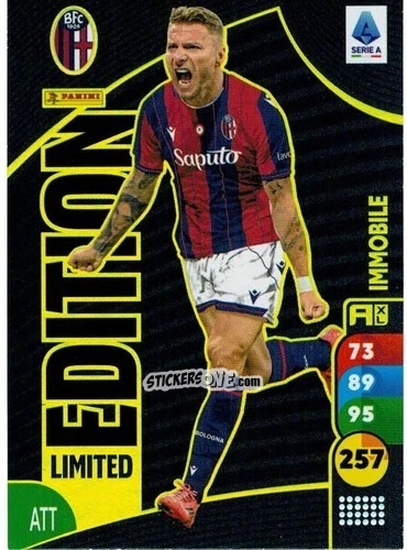 Sticker Ciro Immobile - Calciatori 2025-2026. Adrenalyn Xl n. LE-CI - Panini