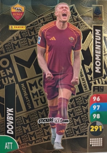 Sticker Artem Dovbyk - Calciatori 2025-2026. Adrenalyn Xl n. M1 - Panini