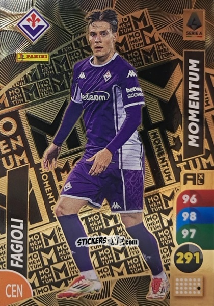 Sticker Nicolò Fagioli - Calciatori 2025-2026. Adrenalyn Xl n. M2 - Panini