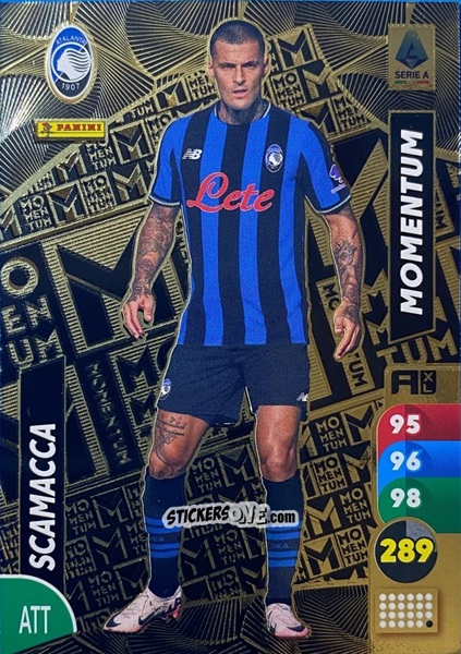 Sticker Gianluca Scamacca - Calciatori 2025-2026. Adrenalyn Xl n. M3 - Panini