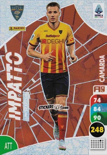 Sticker Francesco Camarda - Calciatori 2025-2026. Adrenalyn Xl n. LEI-FC - Panini
