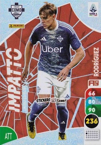 Cromo Jesús Rodríguez Caraballo - Calciatori 2025-2026. Adrenalyn Xl n. LEI-JR - Panini