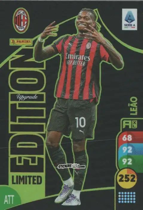 Figurina Rafael Leao - Calciatori 2025-2026. Adrenalyn Xl n. LE-RLE - Panini
