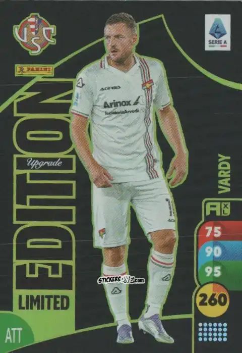 Figurina Jamie Vardy - Calciatori 2025-2026. Adrenalyn Xl n. LE-JV - Panini