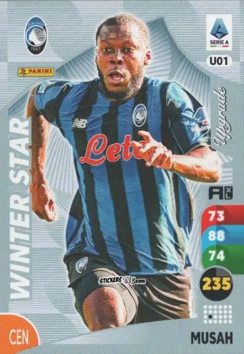 Cromo Yunus Musah - Calciatori 2025-2026. Adrenalyn Xl n. U1 - Panini