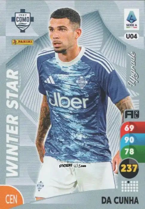 Figurina Lucas Da Cunha - Calciatori 2025-2026. Adrenalyn Xl n. U4 - Panini