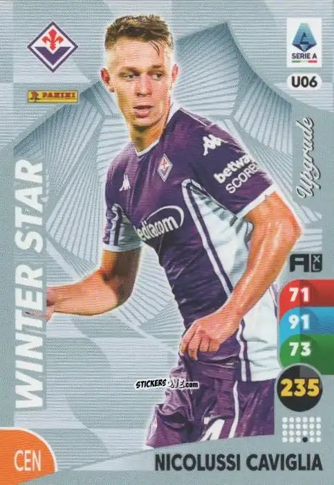 Sticker Nicolussi Caviglia - Calciatori 2025-2026. Adrenalyn Xl n. U6 - Panini