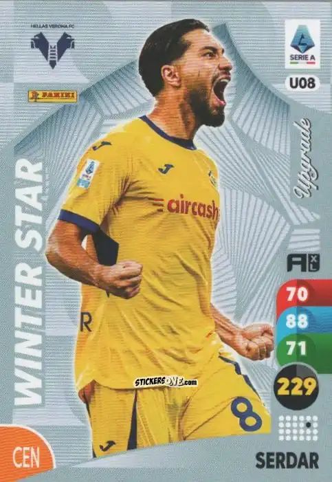 Figurina Suat Serdar - Calciatori 2025-2026. Adrenalyn Xl n. U8 - Panini