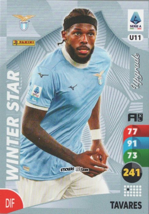 Cromo Nuno Tavares - Calciatori 2025-2026. Adrenalyn Xl n. U11 - Panini
