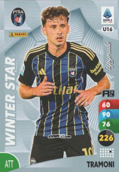 Cromo Matteo Tramoni - Calciatori 2025-2026. Adrenalyn Xl n. U16 - Panini