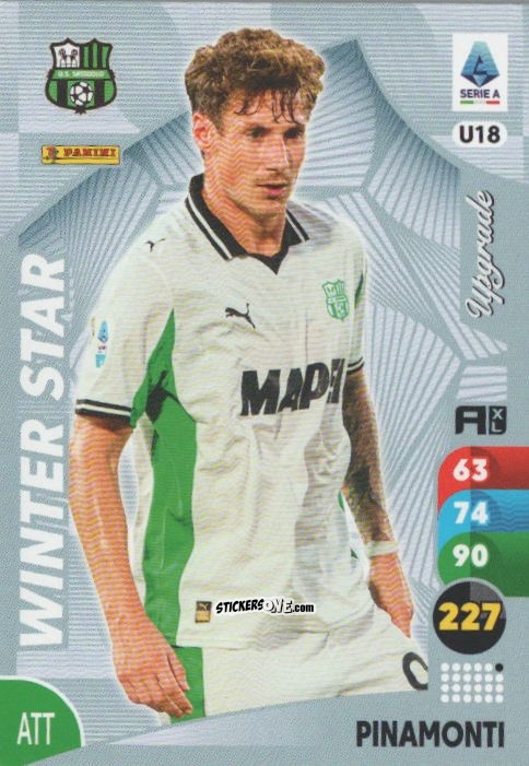 Cromo Andrea Pinamonti - Calciatori 2025-2026. Adrenalyn Xl n. U18 - Panini