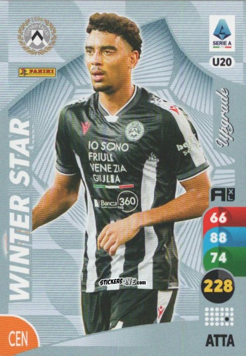 Figurina Arthur Atta - Calciatori 2025-2026. Adrenalyn Xl n. U20 - Panini