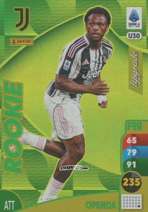 Cromo Lois Openda - Calciatori 2025-2026. Adrenalyn Xl n. U30 - Panini