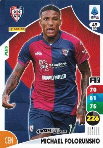 Sticker Michael Folorunsho - Calciatori 2025-2026. Adrenalyn Xl n. 49bis - Panini