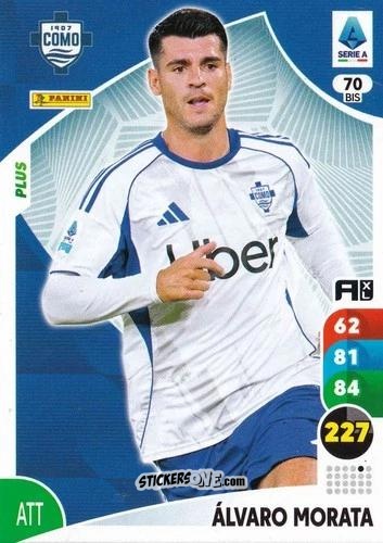 Sticker Morata - Calciatori 2025-2026. Adrenalyn Xl n. 70bis - Panini