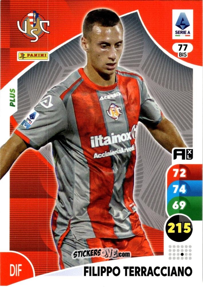 Sticker F. Terracciano - Calciatori 2025-2026. Adrenalyn Xl n. 77bis - Panini