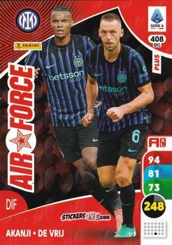 Cromo Akanji / De Vrij - Calciatori 2025-2026. Adrenalyn Xl n. 408bis - Panini