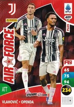 Cromo Dusan Vlahovic / Lois Openda - Calciatori 2025-2026. Adrenalyn Xl n. 409bis - Panini