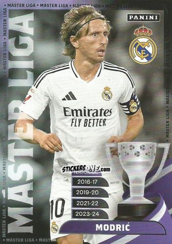 Figurina Modrić - Club Real Madrid 2024-2025 n. 34 - Panini