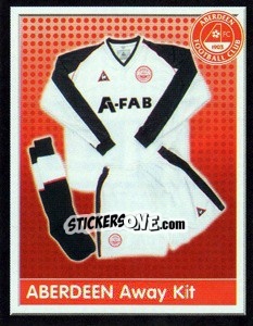 Cromo Aberdeen Away Kit - Scottish Premier League 2003-2004 - Panini