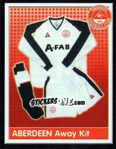 Sticker Aberdeen Away Kit - Scottish Premier League 2003-2004 n. 19 - Panini