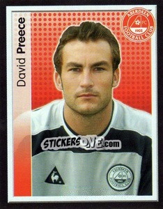 Sticker David Preece - Scottish Premier League 2003-2004 n. 24 - Panini