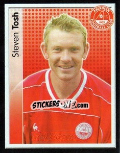 Sticker Steven Tosh - Scottish Premier League 2003-2004 n. 33 - Panini