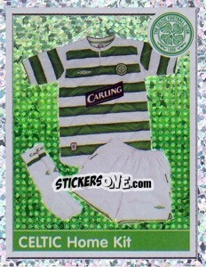Sticker Celtic Home Kit - Scottish Premier League 2003-2004 n. 49 - Panini