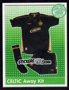 Sticker Celtic Away Kit - Scottish Premier League 2003-2004 n. 50 - Panini