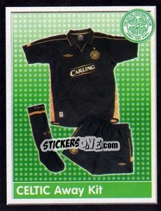 Cromo Celtic Away Kit - Scottish Premier League 2003-2004 - Panini