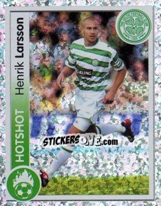 Sticker Henrik Larsson - Scottish Premier League 2003-2004 n. 54 - Panini