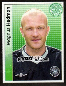 Cromo Magnus Hedman - Scottish Premier League 2003-2004 - Panini