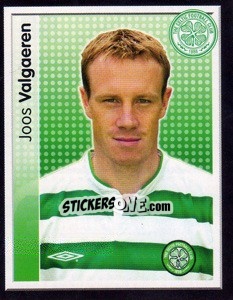 Sticker Joos Valgaeren - Scottish Premier League 2003-2004 n. 58 - Panini