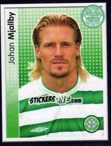 Cromo Johan Mjallby - Scottish Premier League 2003-2004 - Panini