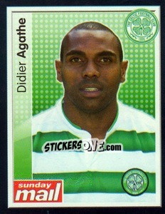 Figurina Didier Agathe - Scottish Premier League 2003-2004 - Panini