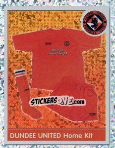 Sticker Dundee United Home Kit - Scottish Premier League 2003-2004 n. 111 - Panini