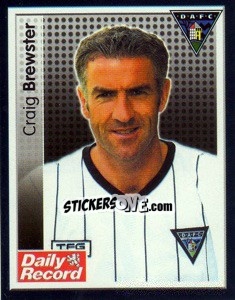 Sticker Craig Brewster - Scottish Premier League 2003-2004 n. 163 - Panini