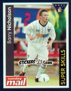 Figurina Barry Nicholson - Scottish Premier League 2003-2004 - Panini