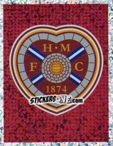 Sticker Hearts Club Badge - Scottish Premier League 2003-2004 - Panini