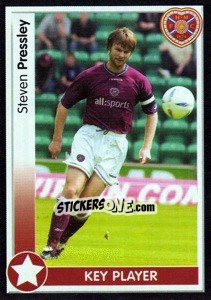Figurina Steven Pressley - Scottish Premier League 2003-2004 - Panini
