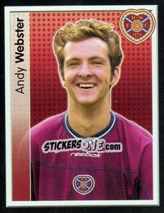 Sticker Andy Webster - Scottish Premier League 2003-2004 n. 183 - Panini