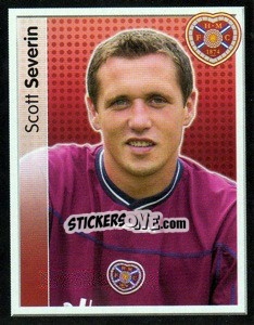 Figurina Scott Severin - Scottish Premier League 2003-2004 n. 188 - Panini