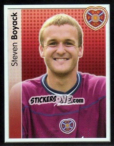 Cromo Steven Boyack - Scottish Premier League 2003-2004 - Panini