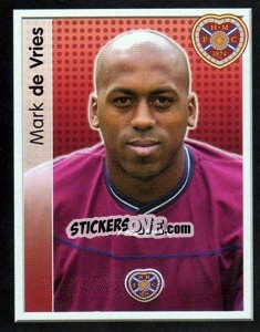 Sticker Mark de Vries - Scottish Premier League 2003-2004 n. 195 - Panini