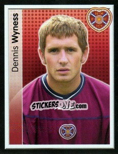 Sticker Dennis Wyness - Scottish Premier League 2003-2004 n. 196 - Panini
