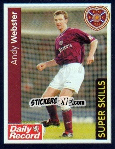 Sticker Andy Webster - Scottish Premier League 2003-2004 - Panini