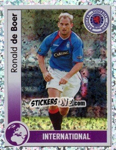 Sticker Ronald de Boer - Scottish Premier League 2003-2004 n. 204 - Panini