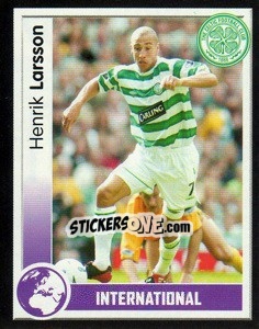 Sticker Henrik Larsson - Scottish Premier League 2003-2004 n. 207 - Panini